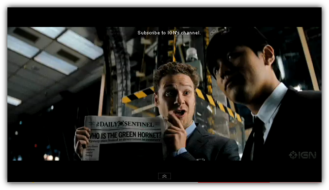 The Green Hornet Newspaper Excitement Screenshot